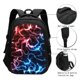 thumbnail image 3 of Balery Red And Blue Lightning Mochila con carga USB para hombre y mujer - Mochila impermeable y antirrobo para laptop con puerto USB para viajes, trabajo, 3 of 7