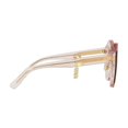 thumbnail image 3 of MIU MIU MU Designer 01XS SUNGLASSES 09N4KO Light Brown Pink Transparent cat eye, 3 of 6