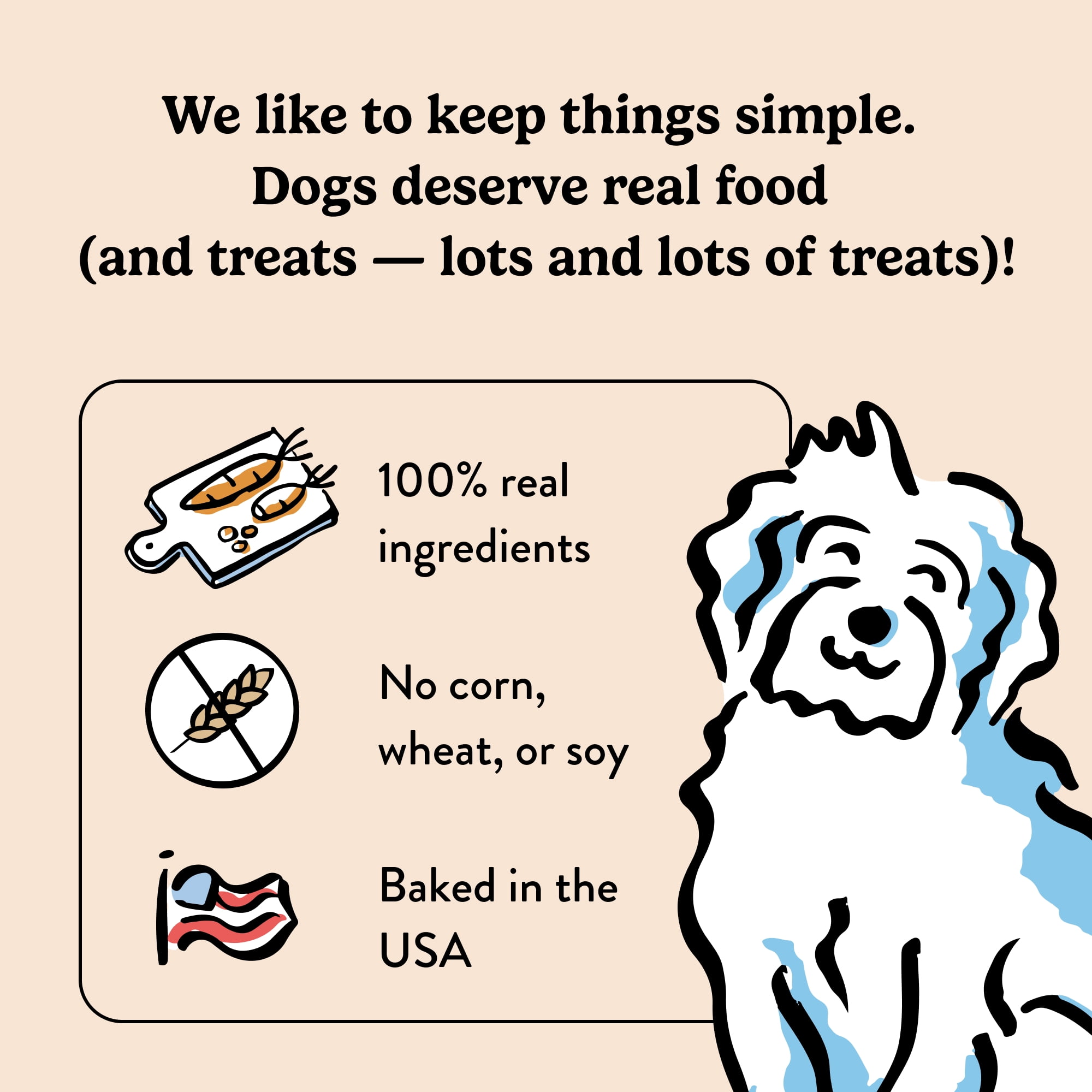 Bocce's Bakery Soft & Chewy Pumpkin Spice Latte Soft Treats for Dogs, 5oz Bag