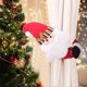 thumbnail image 1 of Puntoco Botón de cortina de Navidad Decoración de Papá Noel Muñeco de nieve Cierre de velcro Decoración de cortina Suministros de decoración navideña, 1 of 6