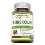 Pure Naturals Forskolin 250 Mg Per Serving 120 Capsules| Non-GMO | Gluten Free