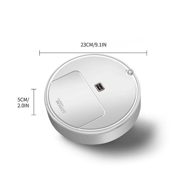 Robot aspirador inteligente, máquina de limpieza que barre y friega. Mini aspiradora.