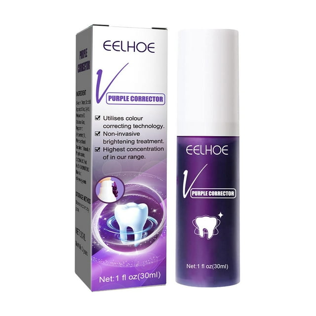 Pasta de dientes limpiadora,Pasta Dentífrica Limpiadora Care 30ml Esmalte,Corrector de color Disminución Reparación de amarillamiento,Limpiador Limpiador Eliminador Sensible a las Yuyangstore Pasta de dientes limpiadora