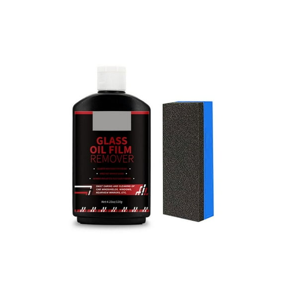 Cerium Oxide Automotive Glass Polishing Compound - Remove Scratches/Swirls/Water Spots, Oil Film Cleaner with Protective Layer, 120ml Kit