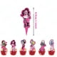 thumbnail image 5 of Suministros para fiestas de cumpleaños de Monster High, pancarta desechable para decoración de tartas, bandera colgante, juego de globos de Monster High, decoración de cumpleaños, 5 of 5