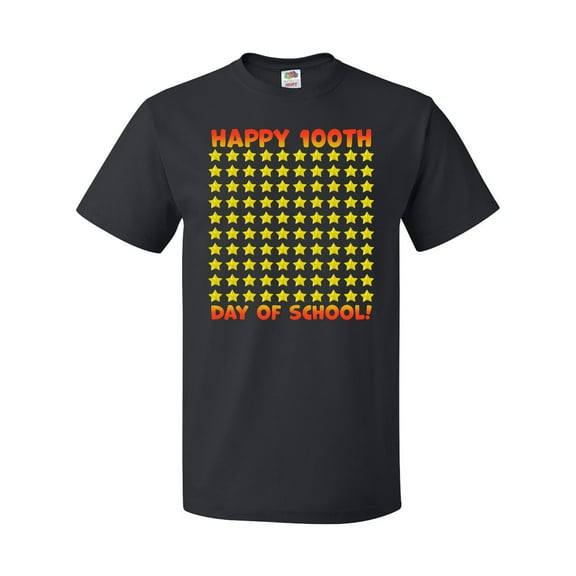 Inktastic Happy 100th Day of School- One Hundred Stars T-Shirt