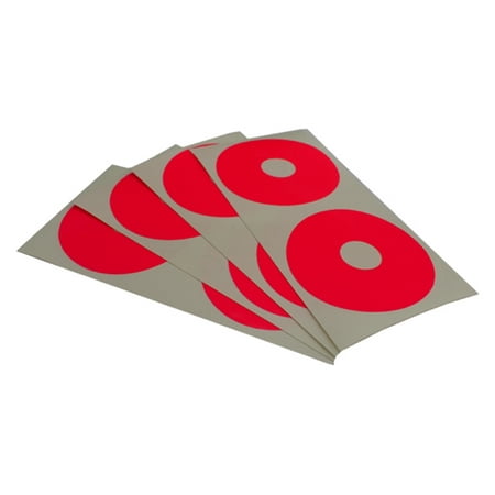 WHEEL STICKER DISK FOR 1/10 BUGGY / HOT PINK Multi-Colored