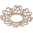 thumbnail image 2 of Ekena Millwork 18"OD x 6 7/8"ID x 1/4"T Reims Wood Fretwork Pierced Ceiling Medallion, Alder, 2 of 3