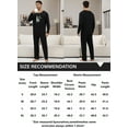 thumbnail image 6 of Men's long-sleeved long-pants pajama set with unique print, casual and loose fit, suitable for wearing outside as well as at home., 6 of 6