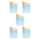 thumbnail image 3 of Wosthever 10 pinceles con mango para pintura, pinturas al óleo de acuarela, pinceles de vidrio portátiles para estudiantes, principiantes, azul Type2 NO2, 3 of 6
