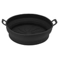 thumbnail image 2 of 2PCS Fryer Silicone Liners Round 21cm Diameter with Handle Fryer Pot Bowl Replacement for Kitchen Black, 2 of 12