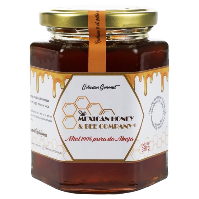 Miel 100% de Abeja, Multiflora, Mexican Honey & Bee Company, 350gr.