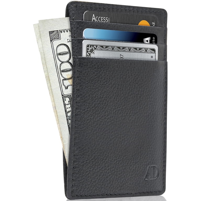 Access Denied Slim Minimalist Genuine Leather Wallet photo 1