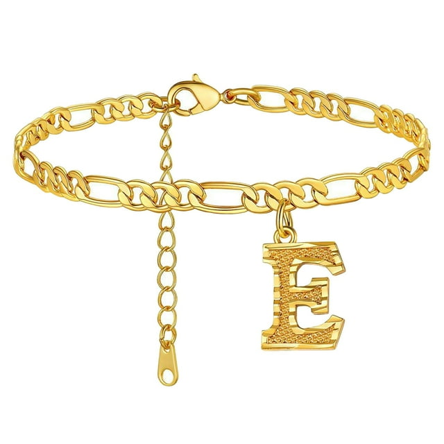 Boho Female Foot Chain 26 Letters Layer Hexagons Anklet Jewelry Anklet 26 Initial Anklet Bracelets For Women Letters Anklet Woven Bracelet Matching Rings Dinosaur Bracelet Upper Arm Sac Bracelet Wrap