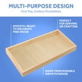 thumbnail image 4 of Wood Canvas Cradled 8 x 12 inch, Pack of 3 Blank Wood Panels for Painting, DIY Signs, Framing, Shadow Box, & Tray Crafts, by Woodpeckers, 4 of 8
