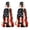 American Flag, variant on XYZCANDO Breathable 4 Piece Set Soft UTV Seat Protector Sleeves for Rhino 700 660 450, Waterproof UTV Seat Covers with Headrest Covers, Deer Skull US Flag