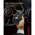 thumbnail image 2 of Innotech SC Men’s Smart Wallet Card Holder for AirTag – Slim RFID Blocking Leather Minimalist Carbon Fiber Wallet | Holds 9–14 Cards, Cash Slot & ID Window | Compatible with AirTag |Black, 2 of 7