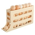 thumbnail image 5 of Meitianfacai Egg Holder for Fridge, 4 Tiers Auto Rolling Fridge Egg Organizer, Large Capacity Eggs Dispenser Storage 30 Eggs, Space-Saving Egg Holder Rack, 5 of 5