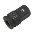 thumbnail image 1 of Adaptador de socket de impacto Uxcell 1/2" F a 1" M para llaves de trinquete, hembra a macho, Cr-Mo negro, 1 of 5