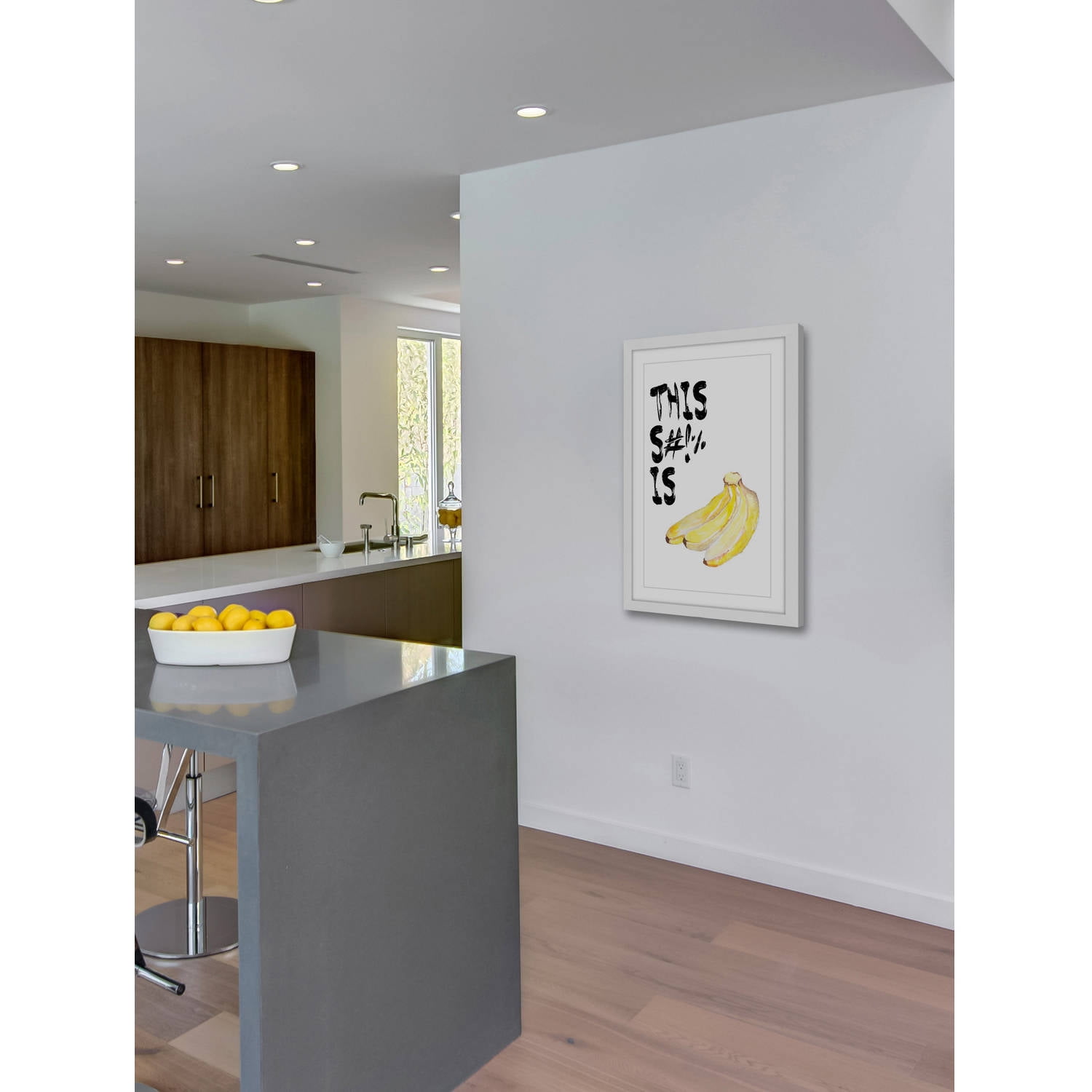 Marmont Hill "Bananas" by Diana Alcala Framed Painting Print