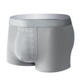 thumbnail image 1 of Sonducket Pantalones delgados con ajuste magnético de larga duración, invisibles debajo de la ropa, con tela transpirable, ajuste cómodo Ropa interior Gris claro l, 1 of 6