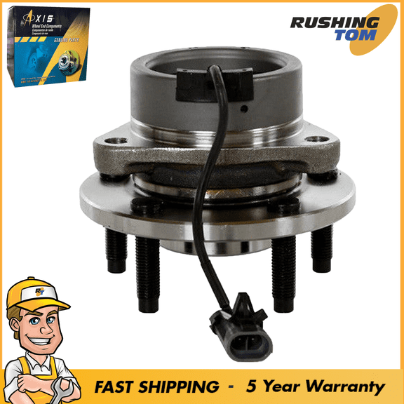 1 Front Wheel Hub & Bearing Assembly for Chevy Cobalt HHR & Pontiac w/ABS 5Lugs