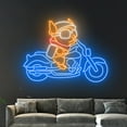 thumbnail image 5 of Handmadetneonsign Bulldog Motorbike Neon Sign, Bulldog Biker Led Sign, Dog Motorcycle Led Light, 5 of 5
