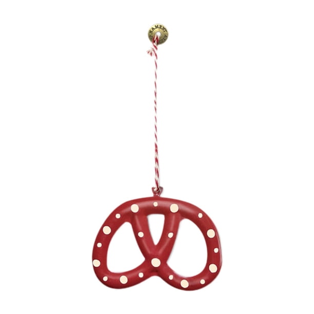 Adorno colgante navideño Gloria de hierro para decoración de fiesta 6x7cm