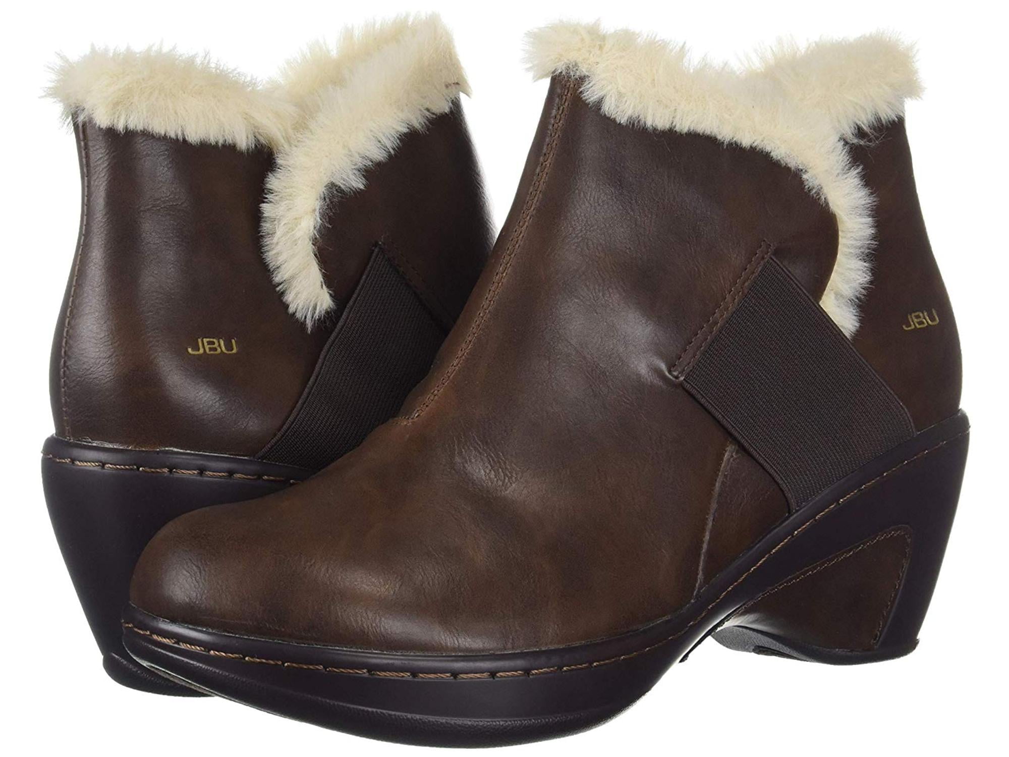 Jambu jbu by jambu women's mila ankle boot, brown solid, 6.5 medium