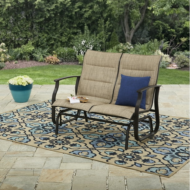 Better Homes Gardens Delahey Slatted Wood Outdoor Bench
