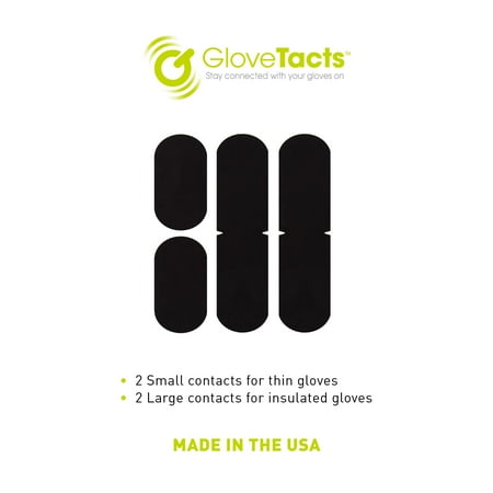 GloveTacts Touchscreen Sticker Contacts for Gloves-Works with Smartphone