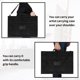 thumbnail image 5 of Sidaley Bolsa de almacenamiento impermeable de tela Oxford para artistas con asas, correas, bolsillo para arte, pintura, póster, tablero, pinturas, 5 of 6