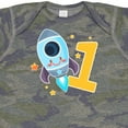 thumbnail image 4 of Inktastic Rocket Spaceship Happy First Birthday Boys or Girls Baby Bodysuit, 4 of 5