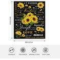 thumbnail image 3 of Sunflower Gifts for Women, Sunflower Blanket Positive Healing Throw Blanket, Christmas Birthday Gift for Women Blanket Soft Cozy Flannel Sunflower Decorations Blanket Mother's Day, 3 of 7
