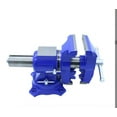 thumbnail image 4 of 6" Bench Vise 360° Swivel Base Clamp Table Vise 3372 LBS Clamping Force For Metalworking Home Workshop Use Drilling DIY Jobs, 4 of 4