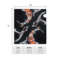 thumbnail image 4 of Bingfone Tricolor Koi Fish Trio Magnetic Mailbox Cover Standard Size for Garden Yard Outdoor Decorations-21x18 in, 4 of 7