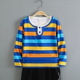 thumbnail image 2 of HCNTES Girls Long Sleeve Uniform Shirts Size 8 Boys Clothes Polo School Uniform Shirt With Long Sleeves For Boys And Girls A7 SHIRT(Dark Blue,4-5 Years), 2 of 4