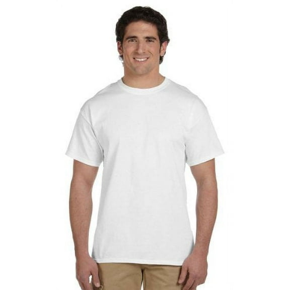 Hanes Mens ComfortBlend EcoSmart Crewneck T-Shirt (Pack of 3) 3 White