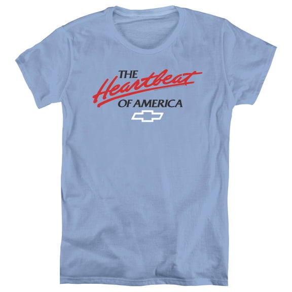 Chevrolet Heartbeat Of America S/S Women's T-Shirt Carolina Blue