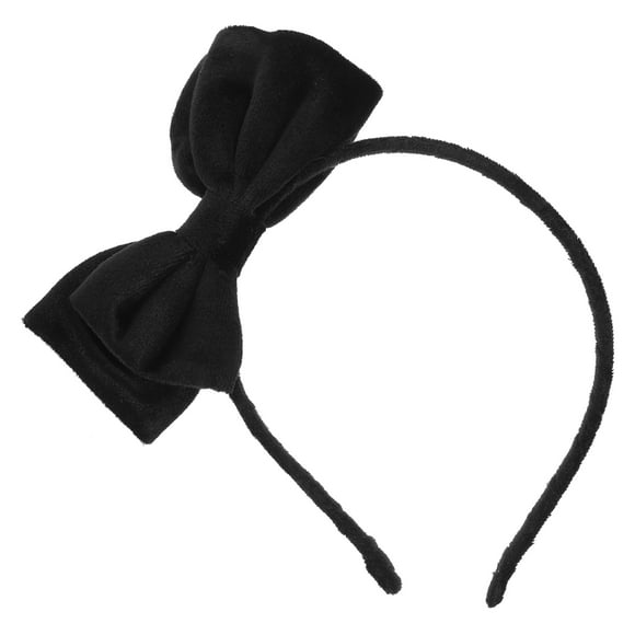 Headdress Black Retro 1Pc 7.9X6.7X1In