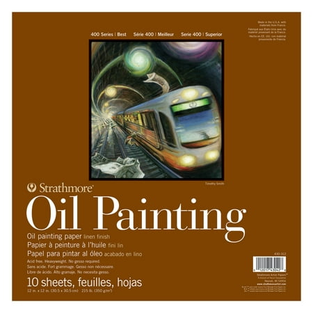 Strathmore Oil Painting Paper Pad, 400 Series, 12