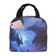 thumbnail image 1 of Easygdp Red And Blue Fire Dragon Bolsa Térmica Premium - Tela Oxford Impermeable, Gran Capacidad, Bolsillo Frontal, Unisex para Trabajo, Escuela, Actividades al Aire Libre y Picnics, 1 of 8