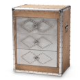thumbnail image 1 of Bowery Hill 3-Drawer Wood End Table in Silver and Brown, 1 of 8