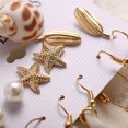 thumbnail image 6 of Kiplyki Vintage Elegant Metal Earrings Seashells Star Conch Set Ladies Jewelry, 6 of 8