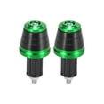 thumbnail image 1 of Unique Bargains 2pcs Titanium Tone Universal 17mm Hand Grips Handlebar End Caps Plug Replacement for Motorcycle, 1 of 7