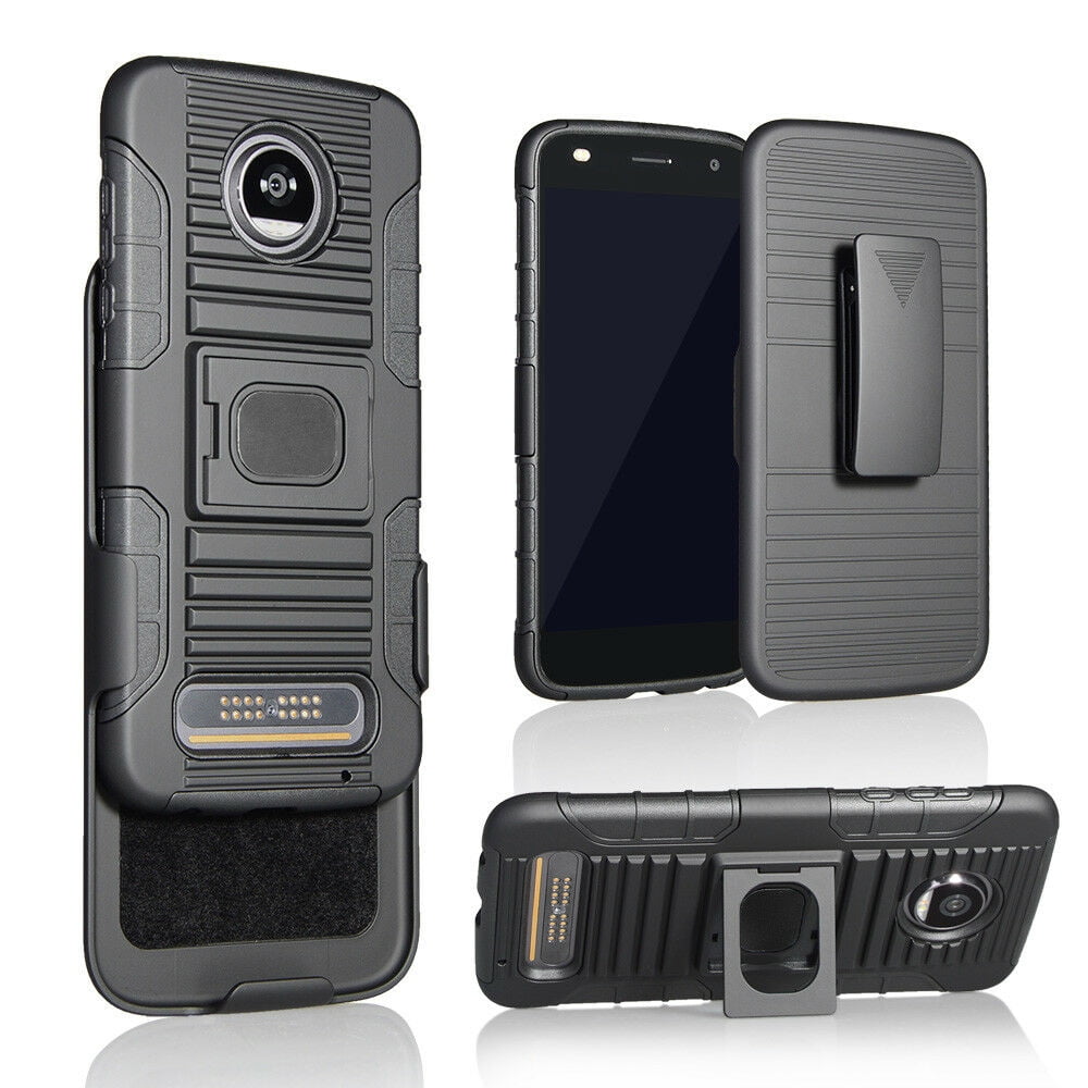 Moto z play case with belt clip hot sale
