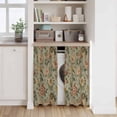 thumbnail image 6 of Vintage Spring Floral Kitchen Curtains 54 Inch Length, Farmhouse Flowers Green Vintage Tiers Curtains for Bathroom Bedroom Cafe, Light Filtering Small Window Treatment Short Drapes 2 Panels 42"Wx54"L, 6 of 8
