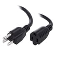 thumbnail image 2 of eDragon Cable de extensión de alimentación 16AWG, negro, 15 pies, 2 of 2