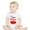 White, variant on TIWEKE Newborn Onesies Girl,Boys Girls Short Sleeve Letter Prints Romper Bodysuits Clothes,Sizes 3-6 Months