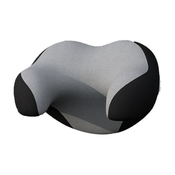 Car U Shaped Pillpw Headrest Memory Foam Cushion Neck Rest Pillow for Automobiles Dark Grey